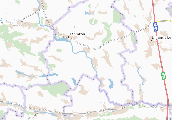 Mapa Kazavchyn