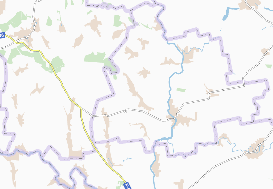 Karte Stadtplan Berezova Balka
