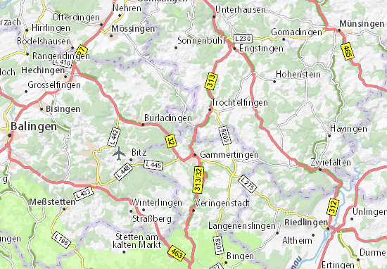 Karte Stadtplan Mariaberg
