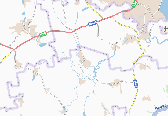 Surs&#x27;ko-Mykhailivka Map