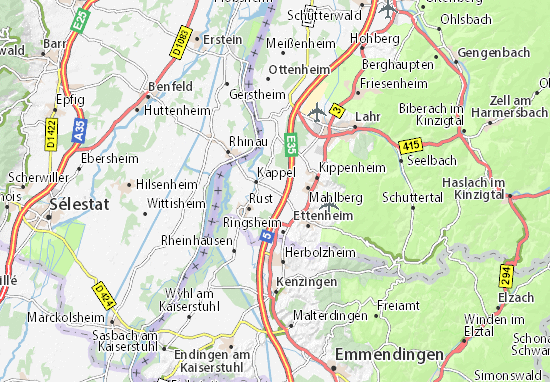 Karte Stadtplan Grafenhausen