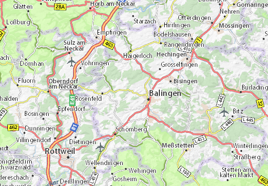 Mapa Geislingen