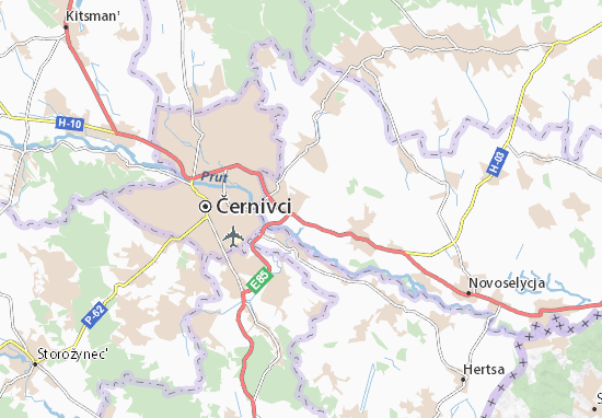 Ostrytsya Map