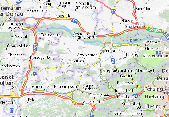 Karte Stadtplan Michelhausen