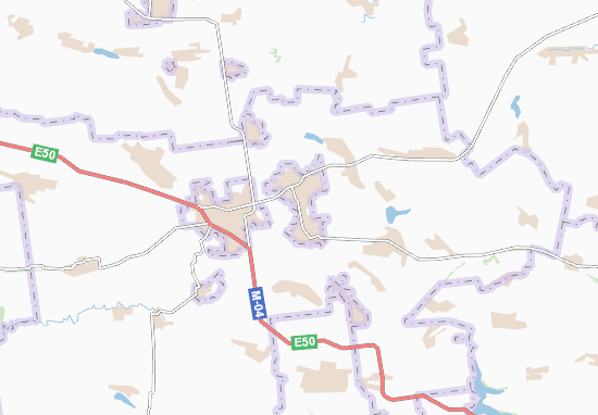 Karte Stadtplan Dymytrov