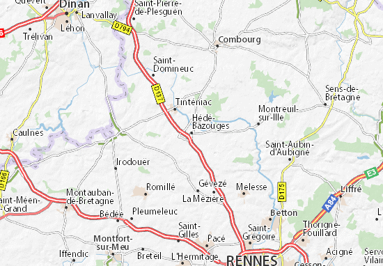 Hédé-Bazouges Map