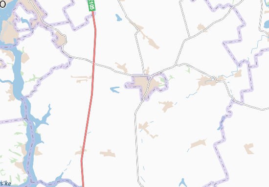 Karte Stadtplan Novohnide