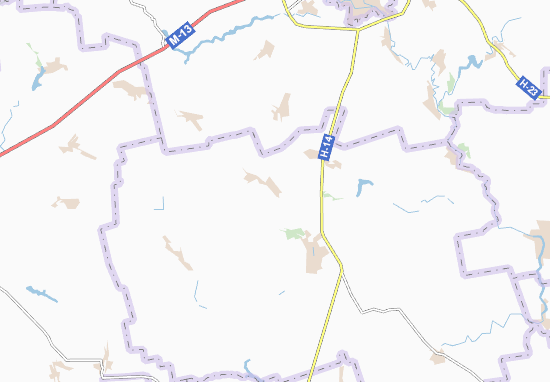 Mapa Chervonovershka