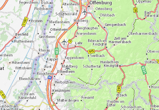 Karte Stadtplan Langenhard