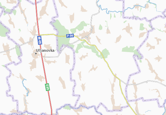Karte Stadtplan Krasnohirka