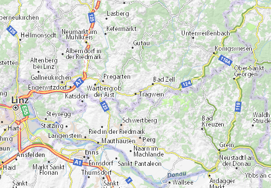 Karte Stadtplan Tragwein