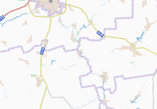 Hubivka Map