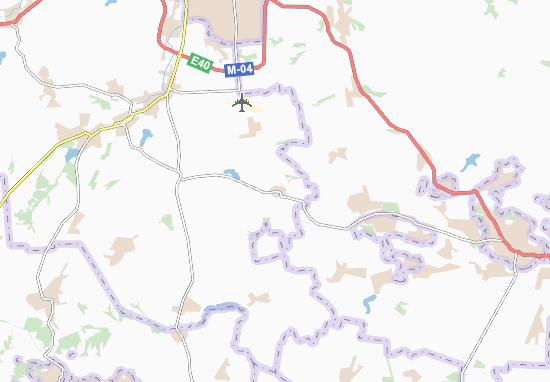Kaart Plattegrond Pershozvanivka