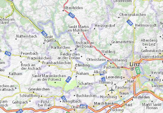 Feldkirchen an der Donau Map