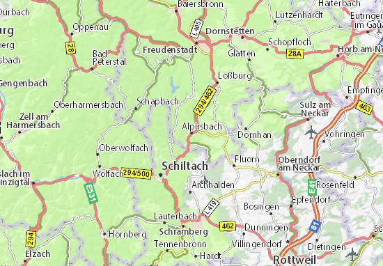 Alpirsbach Map