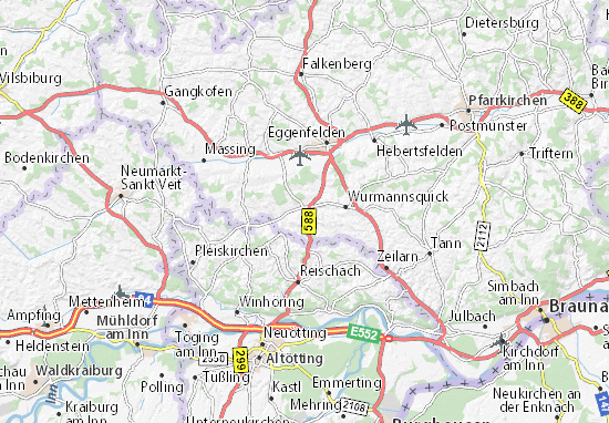 Mitterskirchen Map