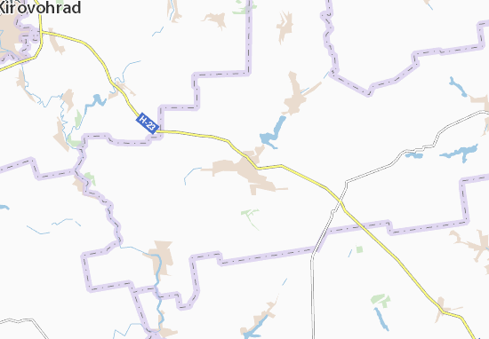 Mapa Novhorodka