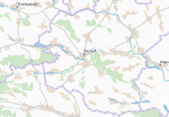 Karte Stadtplan Floryne