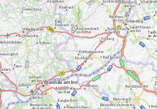 Rotthalmünster Map