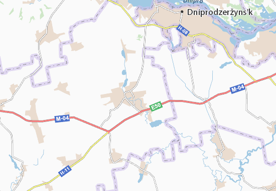 Karte Stadtplan Suvorovs&#x27;ke