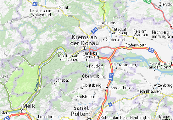 Furth bei Göttweig Map