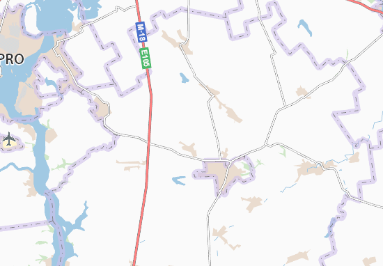 Kaart Plattegrond Bohuslavka