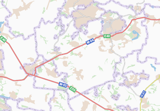 Kaart Plattegrond Maloivanivka