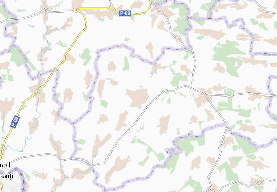 Karte Stadtplan Horodkivka