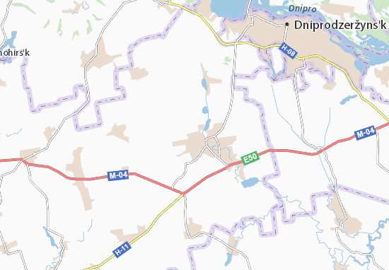 Karte Stadtplan Chervonyi Yar