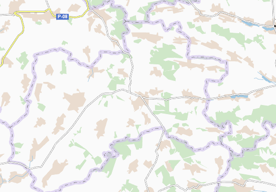 Mapa Holubeche