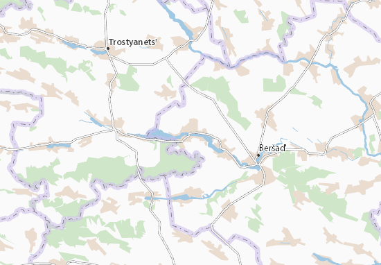 Karte Stadtplan Balanivka