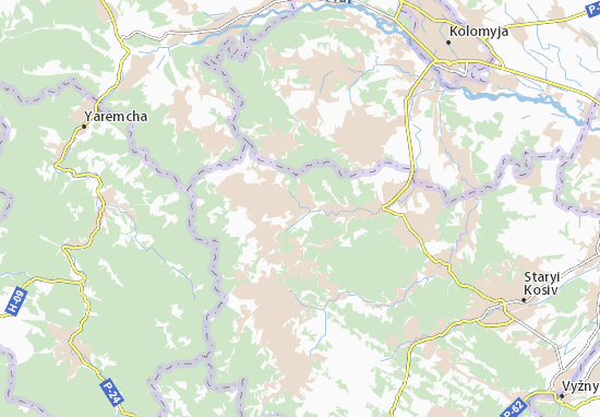 Nyzhnii Bereziv Map