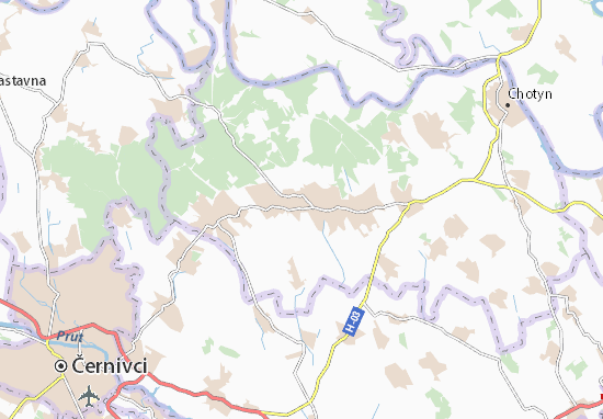 Malyntsi Map