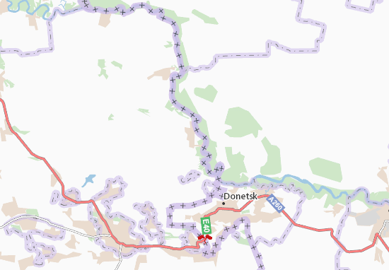 Kaart Plattegrond Velykyi Sukhodil