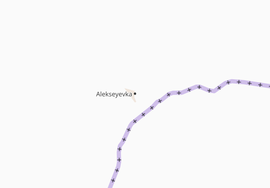 Mapa Alekseyevka