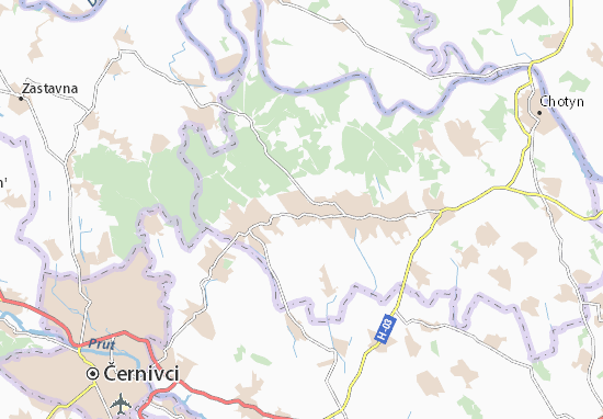 Mapa Shylivtsi