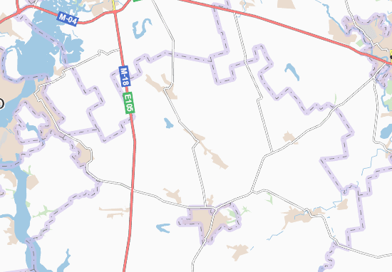Karte Stadtplan Kyslyanka