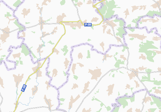 Karte Stadtplan Savchyne