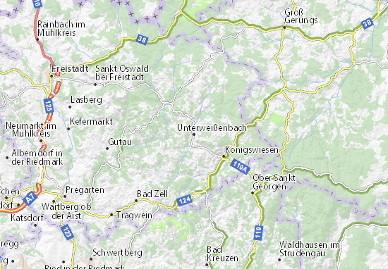 Unterweißenbach Map