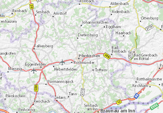 Kaart Plattegrond Reichenberg