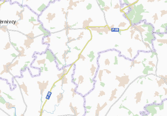Karte Stadtplan Hnatkiv