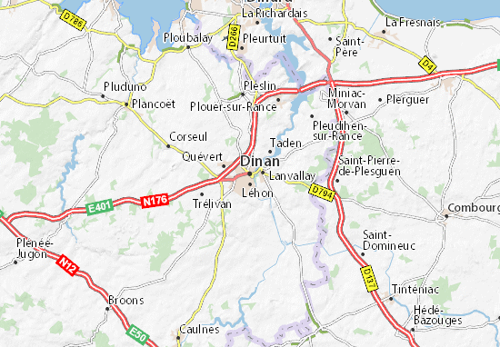 Dinan Map