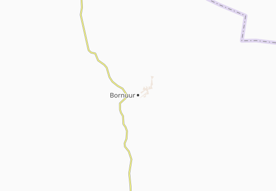 Mapa Bornuur