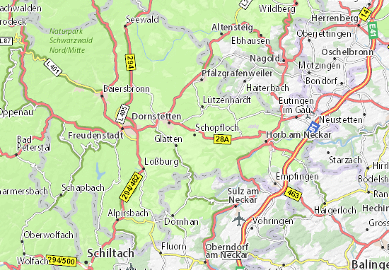 Schopfloch Map