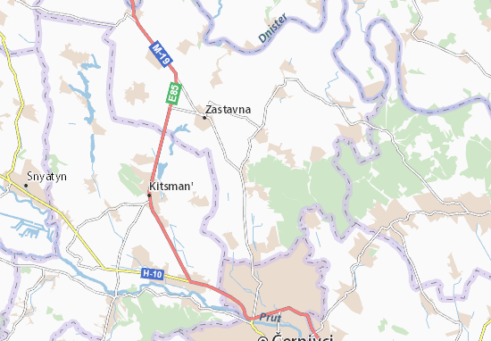 Karte Stadtplan Malyi Kuchuriv