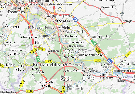 carte michelin bois le roi plan bois le roi viamichelin
