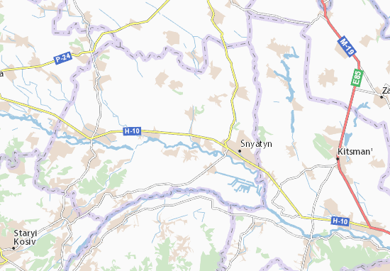 Ustya Map