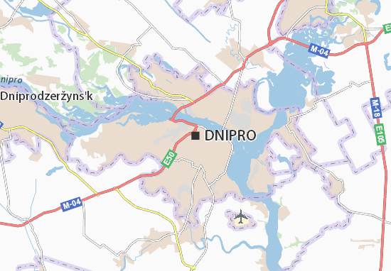 Carte-Plan Dnipro