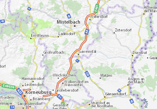Gaweinstal Map