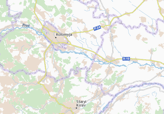 Zaluchchya Map